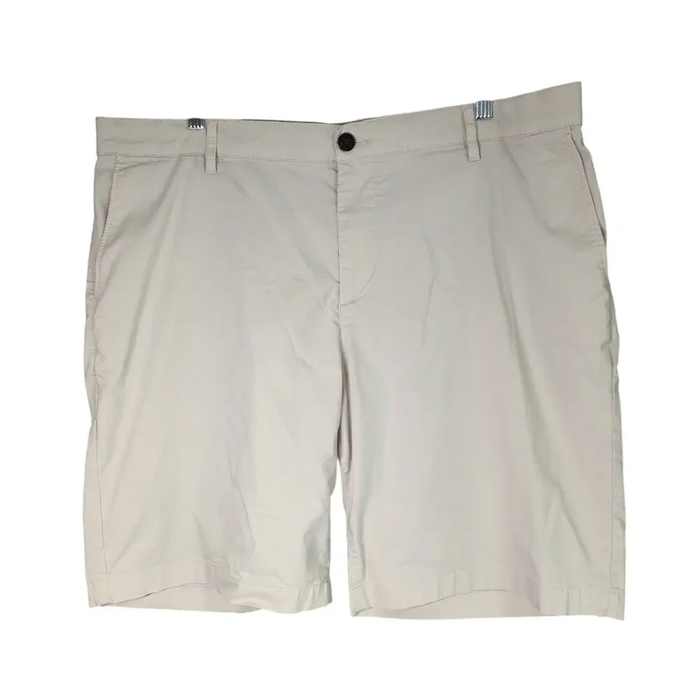 Faherty Shorts Mens 38x9 Tan Chino‎ Performance Stretch Golf